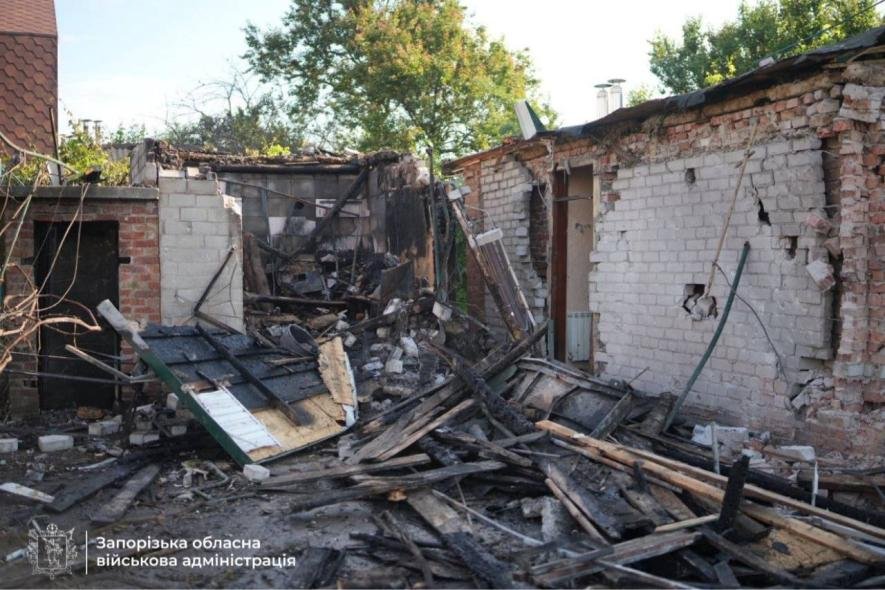 У трьох районах Запоріжжя виявлено пошкодження внаслідок атаки ворога