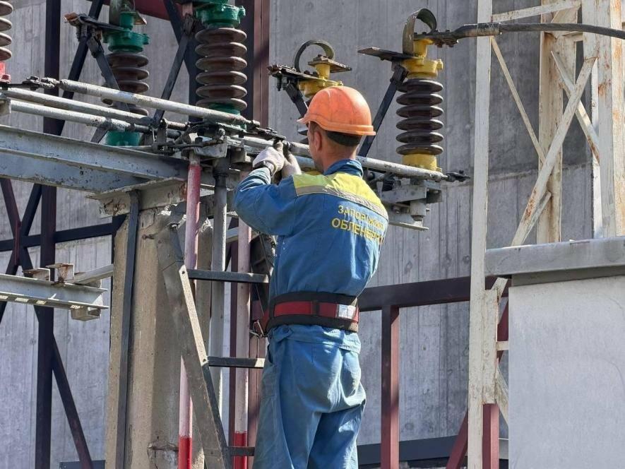 У Запорізькій області через ворожі атаки знеструмлювалися 33 тисячі споживачів