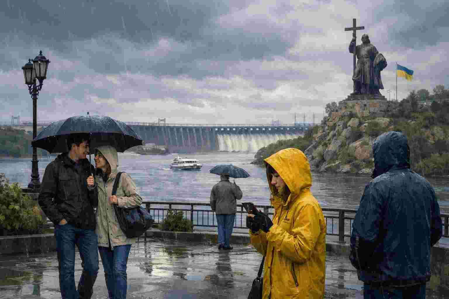 Прогноз погоди в Запоріжжі на 25 травня: Хмарно з дощем