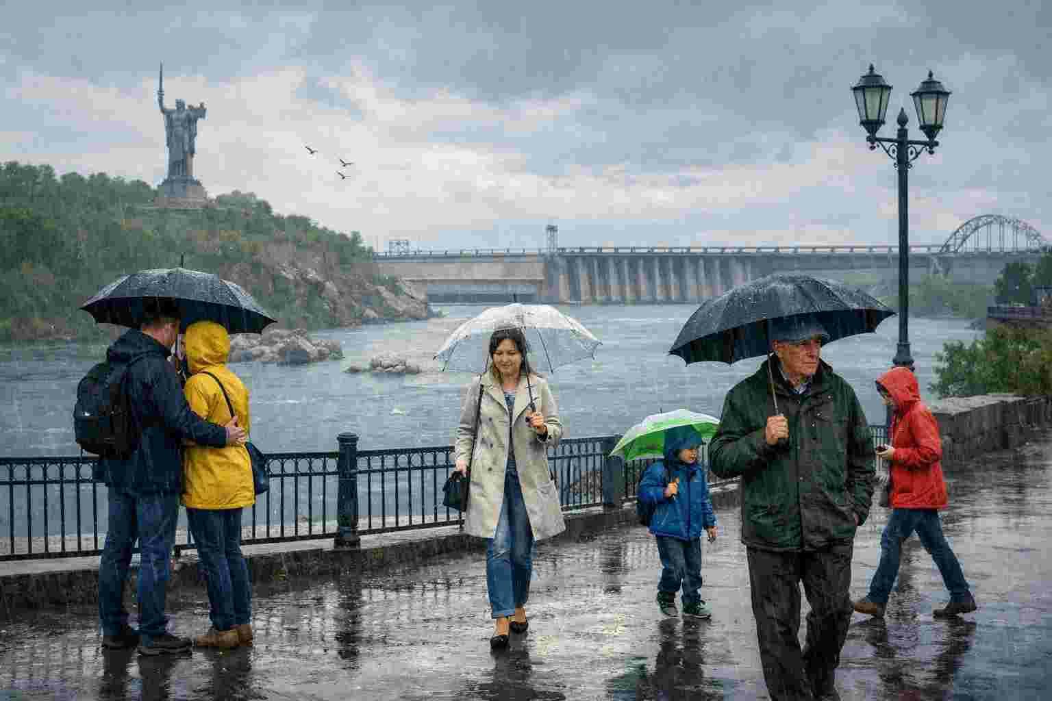 Прогноз погоди в Запоріжжі на 6 вересня: дощі та змінна хмарність