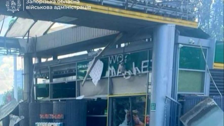 Після удару по автозаправці у Запоріжжі поранені дві жінки