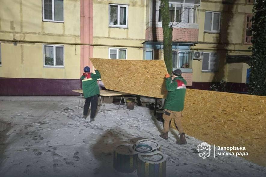 У Запоріжжі завершили першочергові роботи з ліквідації наслідків атаки