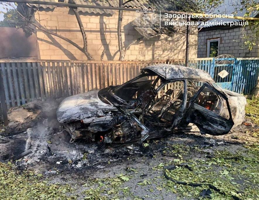 Росіяни атакували фугасними бомбами та дронами Запорізький район: двоє людей зазнали поранень
