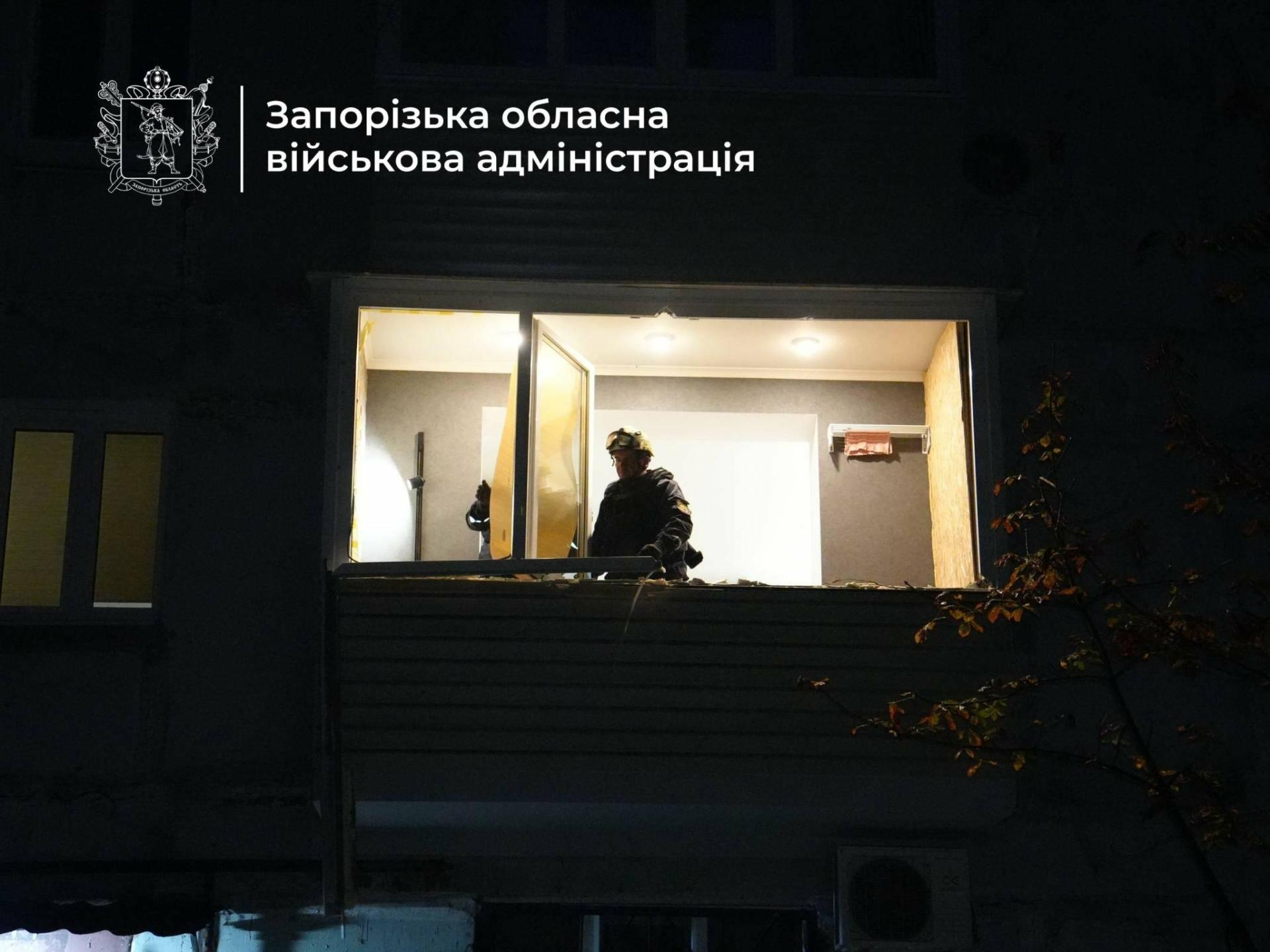 У Запоріжжі кількість постраждалих внаслідок атаки зросла до пʼяти
