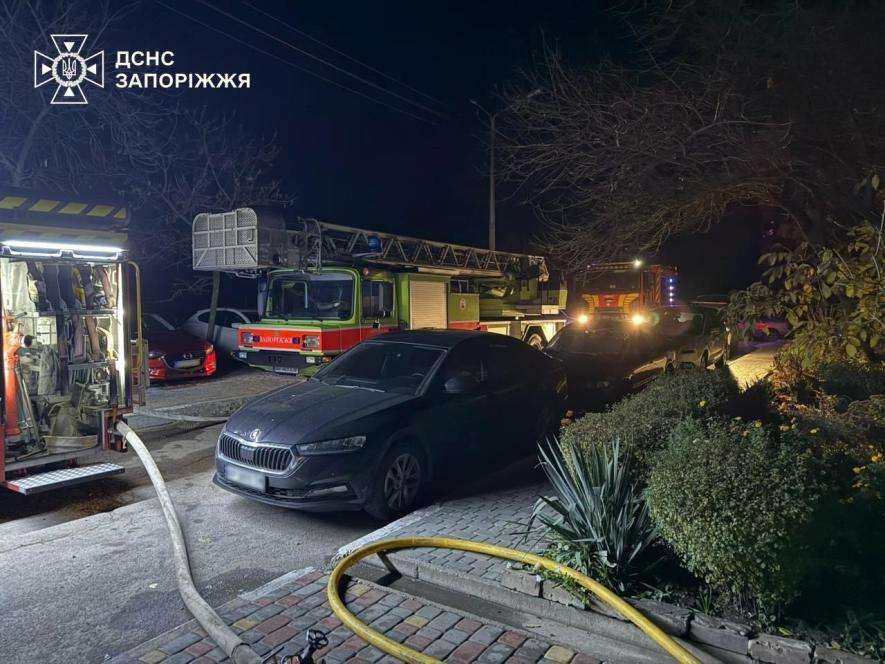 У Запоріжжі вночі горіла квартира в багатоповерхівці