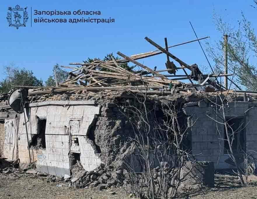 Ворог завдав 18 авіаційних ударів по селах Запорізької області