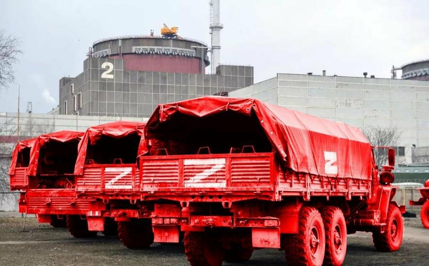 На даху 5-го енергоблоку ЗАЕС окупанти облаштували кулеметні позиції