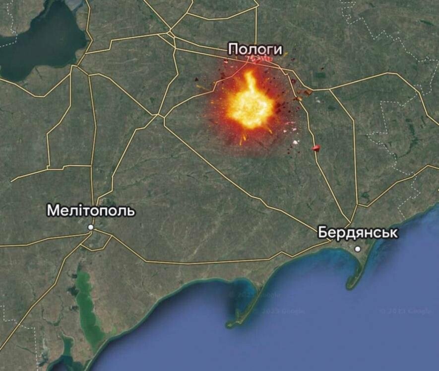 В Пологах в штабі "Єдиної Росії" стався вибух