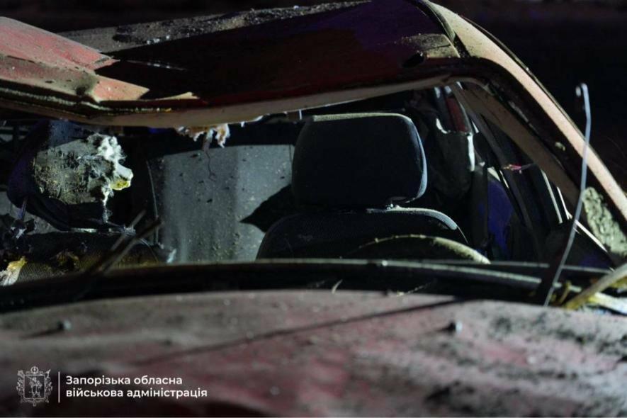 Ворог вдарив по Запорізькому району дроном: двоє людей поранені