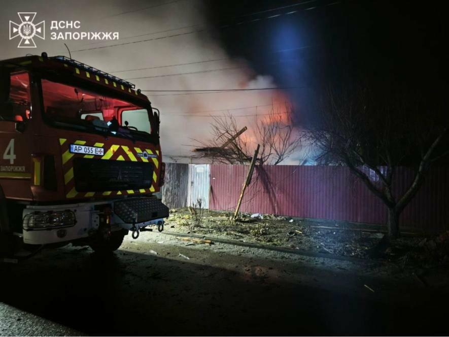 У Вільнянську внаслідок атаки БпЛА поранено 4 людини