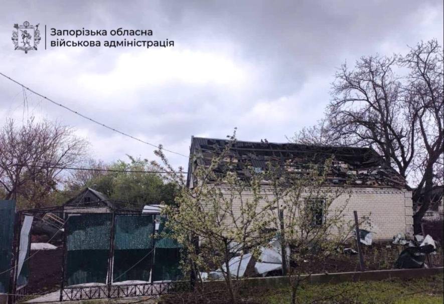Ворог атакував житловий район Запоріжжя