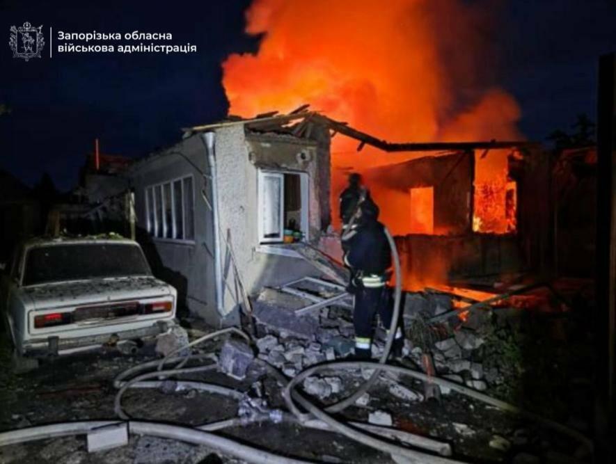 Ворог атакував Вільнянськ: поранено чотирьох людей