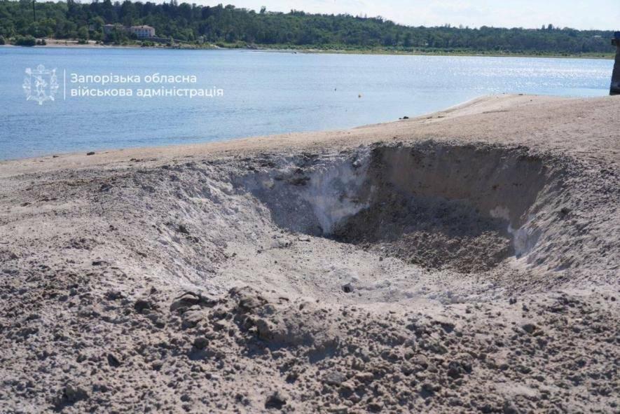 У Запоріжжі внаслідок влучання КАБа по центральному пляжу зростає кількість постраждалих