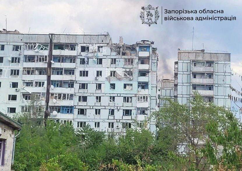 По громадах Запорізької області ворог вдарив 579 разів з різного виду озброєння