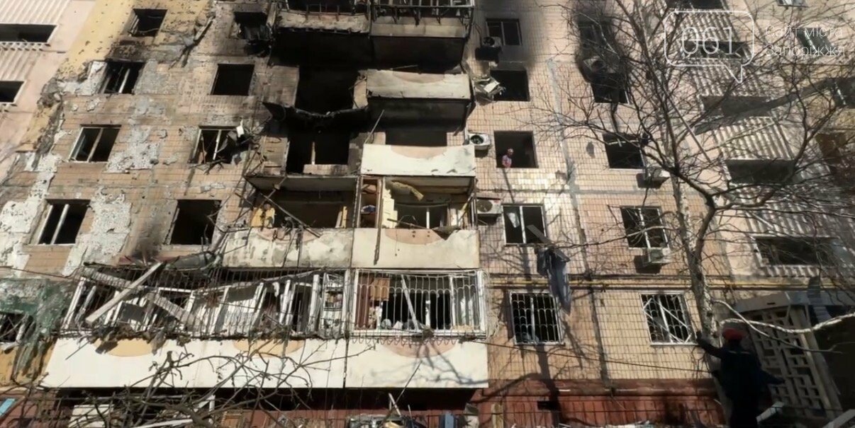 У Запоріжжі через нічну атаку пошкоджено 30 багатоповерхівок і дев’ять приватних будинків