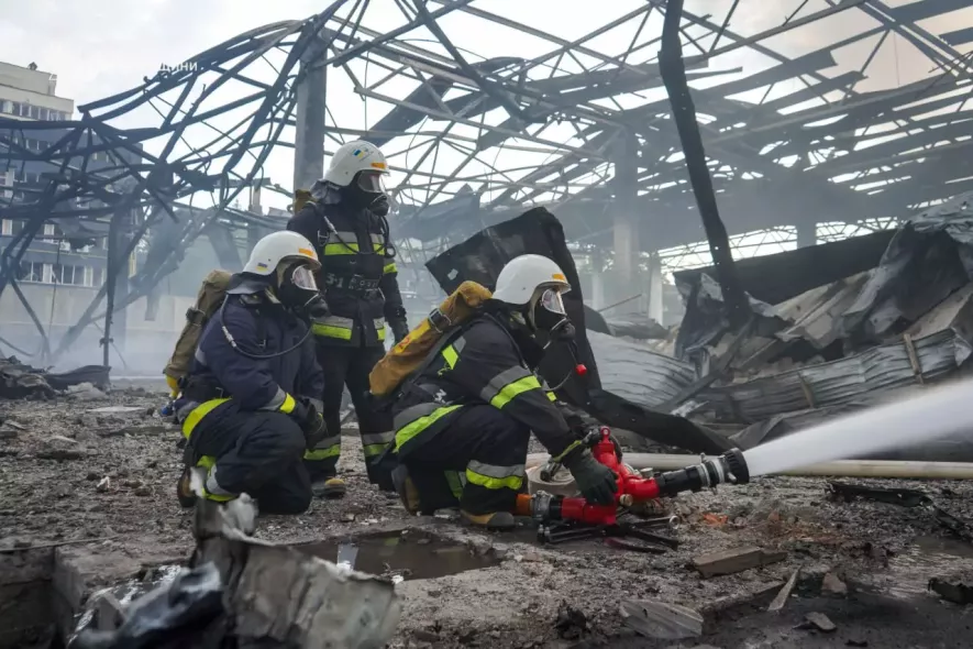 На Запоріжжі поранено чотирьох рятувальників унаслідок удару російського дрона