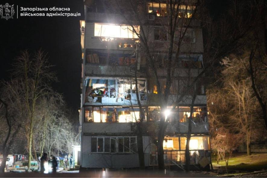 У Запоріжжі двоє поранених внаслідок ворожої атаки