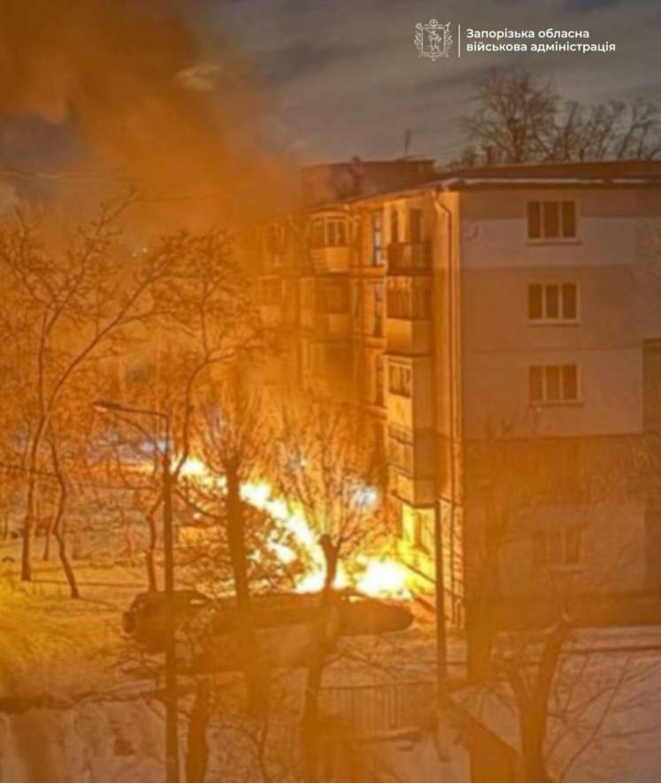 Ворог завдав ударів по Запоріжжю: виникли пожежі, – голова ЗОВА