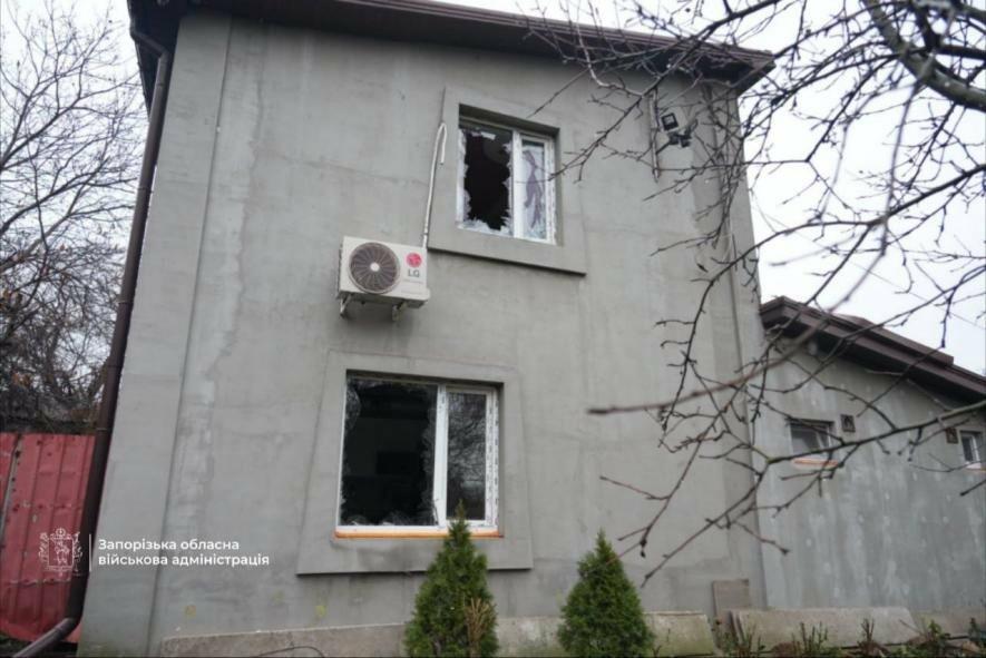 Ворожий безпілотник атакував приватний сектор у Запоріжжі