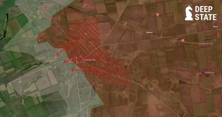 DeepState: ворог просувається у Гуляйполі, але у західній частині міста тривають бої