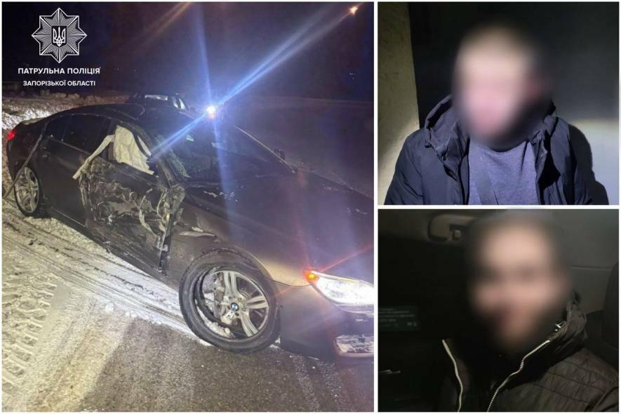 У Запоріжжі двоє чоловіків викрали автомобіль та потрапили на ньому в ДТП
