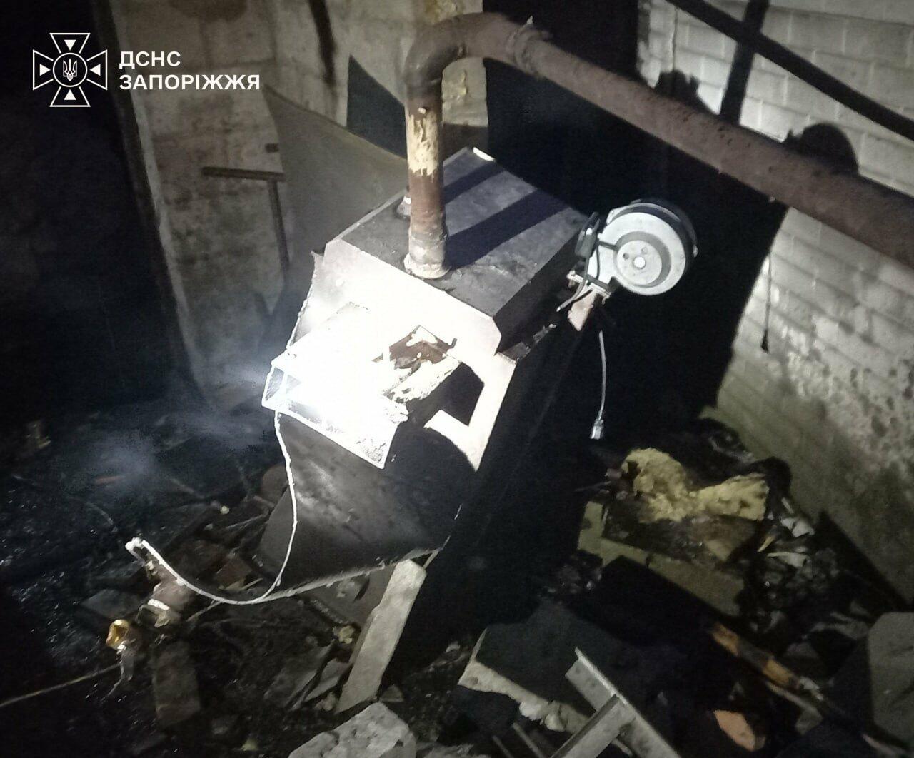 У Запоріжжі вибухнув твердопаливний котел: травмувався 46-річний чоловік