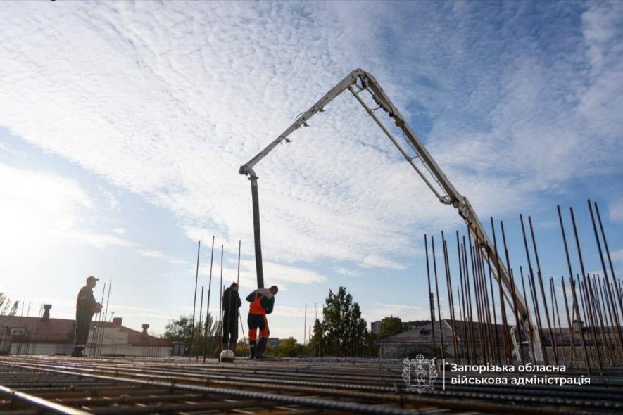 У Запоріжжі добудовують сучасний хірургічний корпус дитячої лікарні з укриттям: готовність вже близько 50%