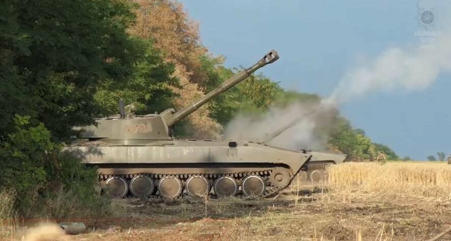Знищує ворожі спостережні пункти: як на Запорізькому напрямку працює артилерія НГУ, - ВІДЕО