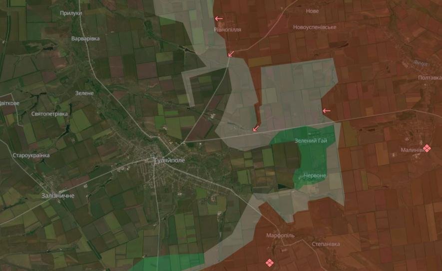 У Запорізькій області ворогу вдалося просунутися біля трьох сіл, – DeepState