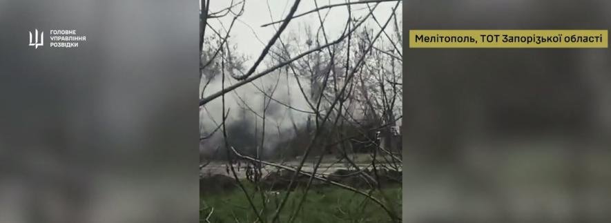 В окупованому Мелітополі підірвали вантажівку з російськими військовими, – ГУР