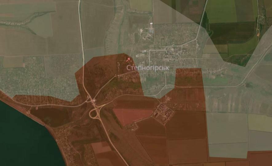 Загарбники мають нові просування у Степногірську Запорізької області, – DeepState