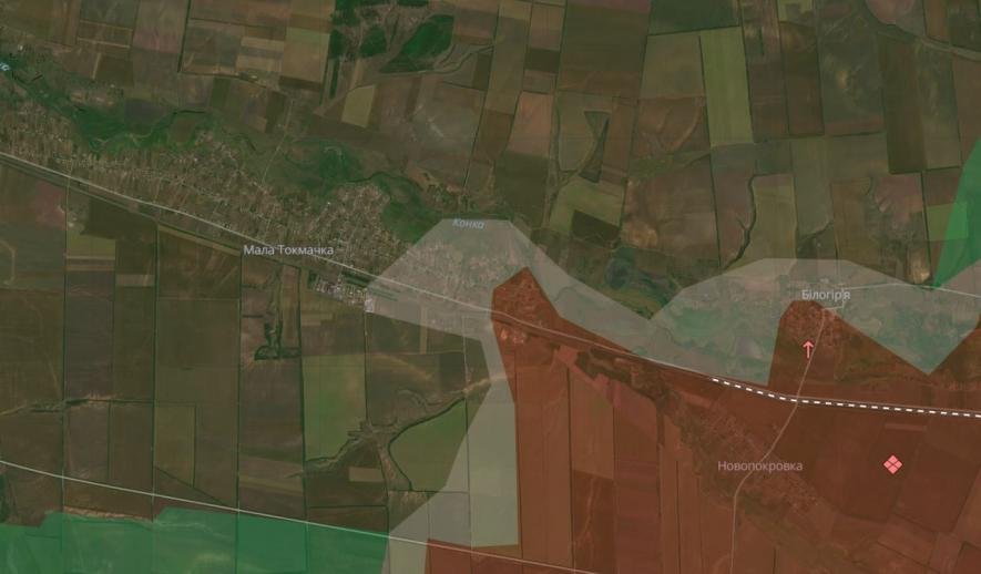 У Запорізькій області ворог має просування у Малій Токмачці, – DeepState