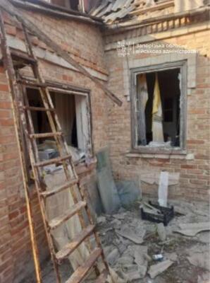 У Запорізькому районі внаслідок атаки БПЛА поранено літню жінку