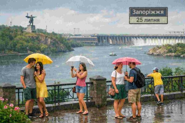 Прогноз погоди в Запоріжжі на 25 липня: дощі та теплі температури