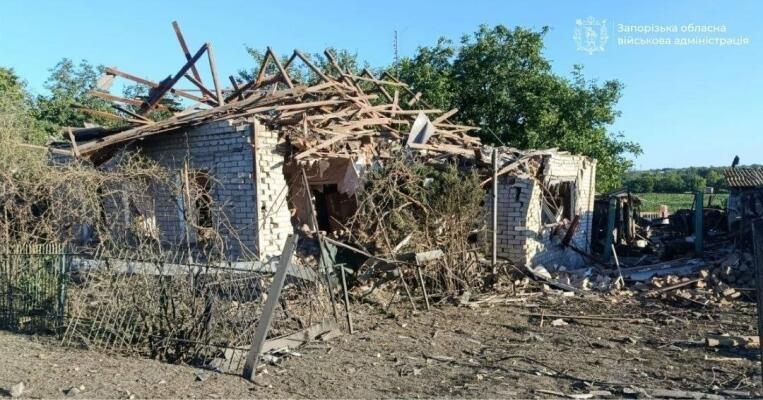 Окупайна армія завдала 1026 ударів по Запорізькій області: одна людина загинула, дві - поранені