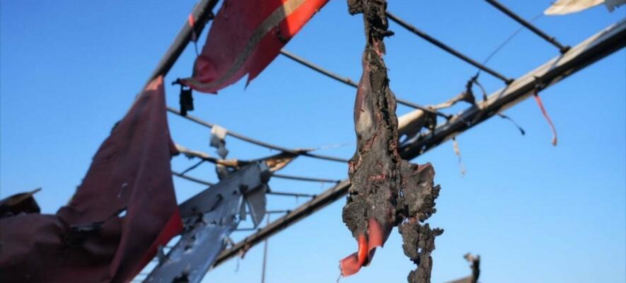 Ворожий дрон атакував транспортне підприємство у Запоріжжі: згоріла вантажівка