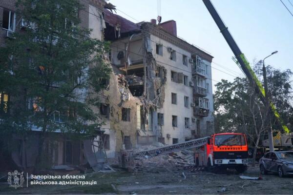 Після удару КАБами у Запоріжжі пошкоджено понад 60 будинків, музей та інститут