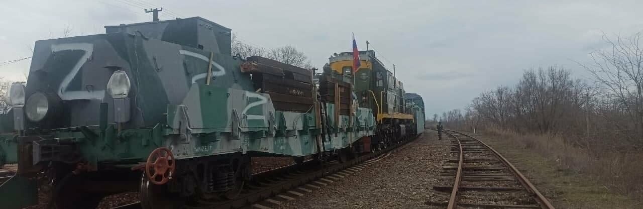 У Мелітопольському районі вкотре партизани пошкодили російський бронепотяг