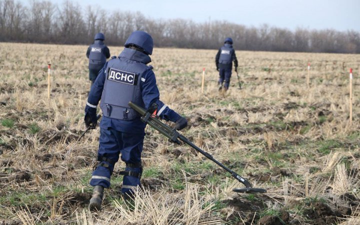 У Запорізькій області піротехніки знешкодили знайдені артилерійські снаряди та касетні елементи