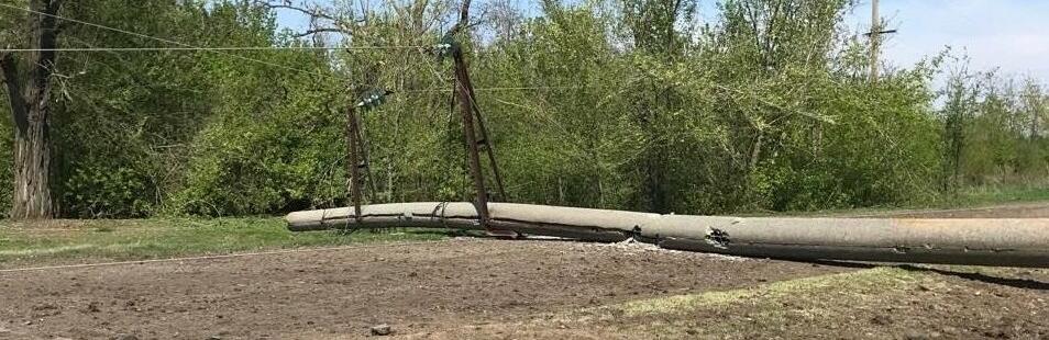 У Запорізькій області виникли перебої з електропостачанням у 17 населених пунктах
