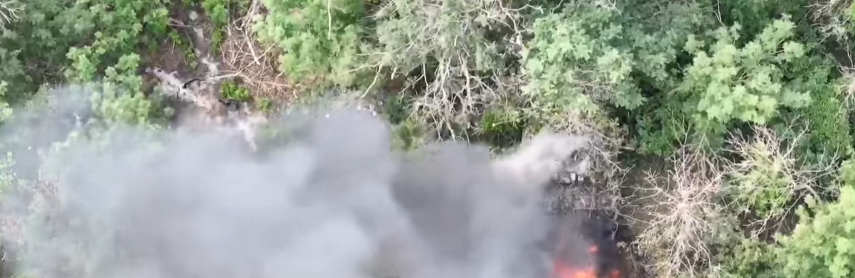 Запорізькі оборонці знищили російський бронетранспортер, - ВІДЕО