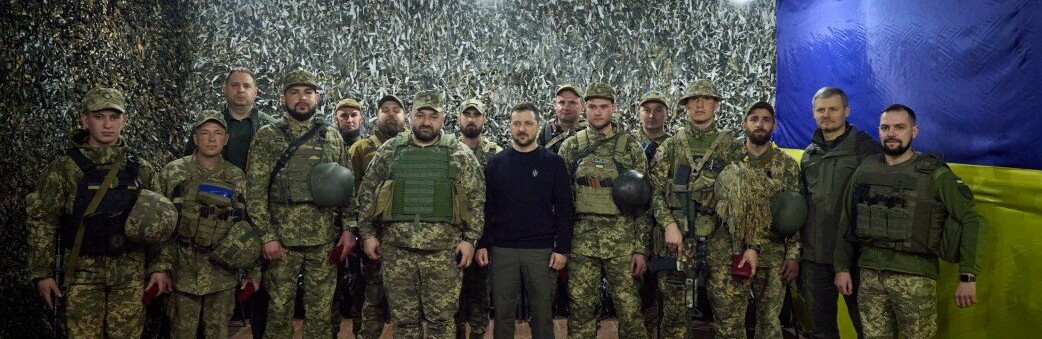 Володимир Зеленський відвідав передові позиції українських захисників у Запорізькій області