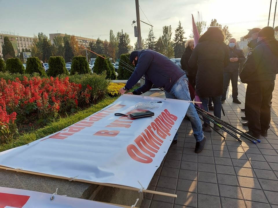 В центре Запорожья предприниматели провели акцию протеста, - ФОТОРЕПОРТАЖ , фото-3
