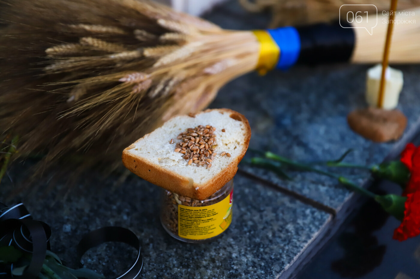 Свечи, цветы и яблоки: в Запорожье прошла акция в память о жертвах Голодоморов, - ФОТОРЕПОРТАЖ , фото-15