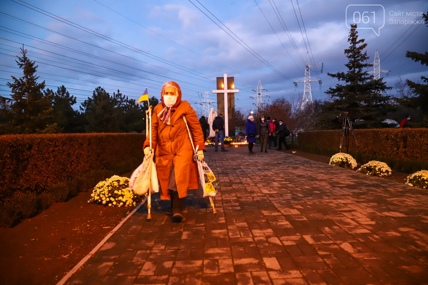 Свечи, цветы и яблоки: в Запорожье прошла акция в память о жертвах Голодоморов, - ФОТОРЕПОРТАЖ , фото-41