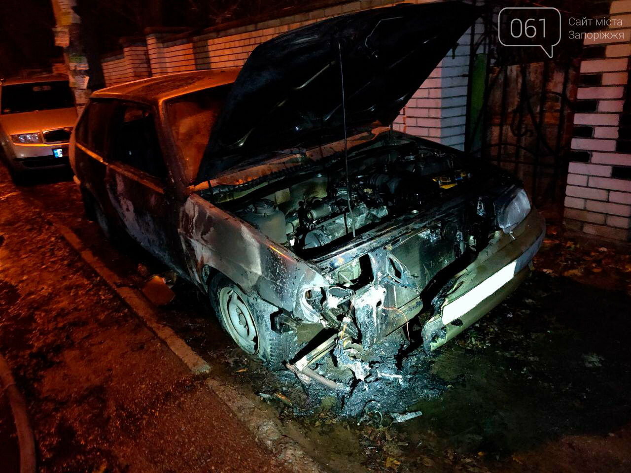 В Запорожской области горели два легковых авто, фото-1