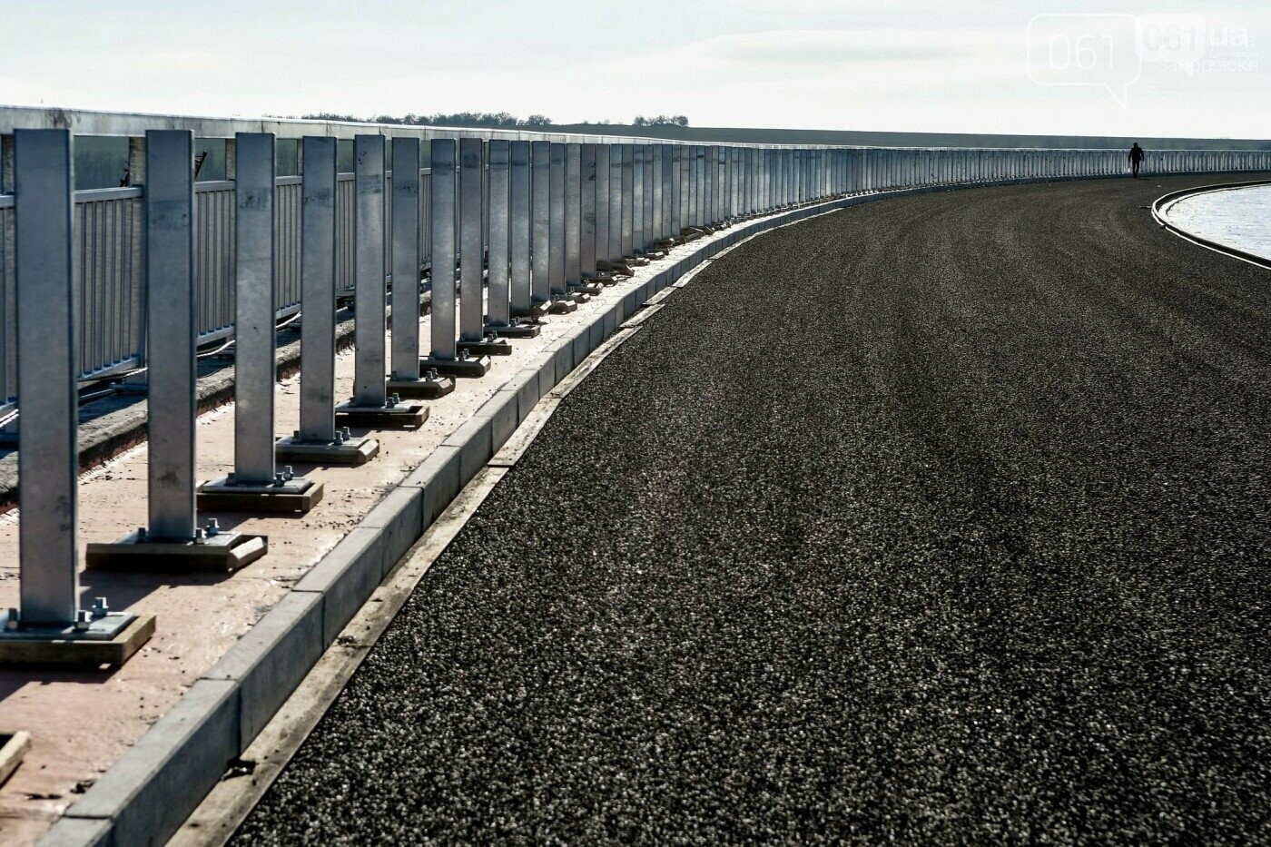 Строительство балочного моста, осень-зима 2020