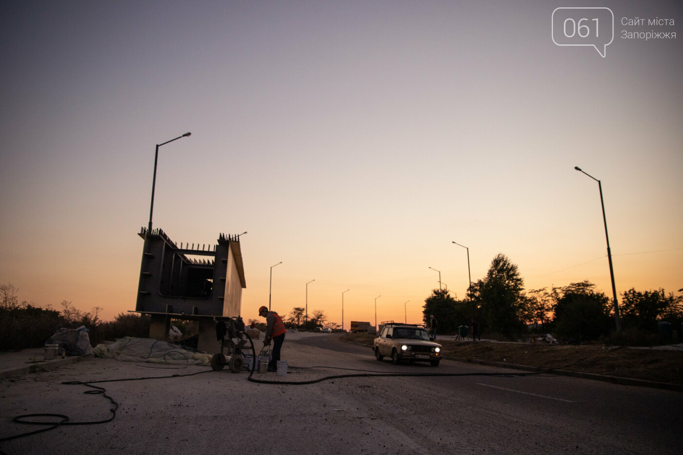 Строительство балочного моста, лето 2020, лето 2020