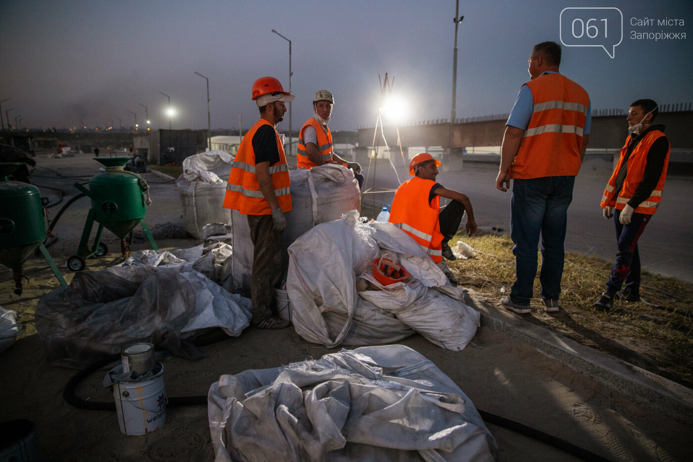 Строительство балочного моста, лето 2020, лето 2020