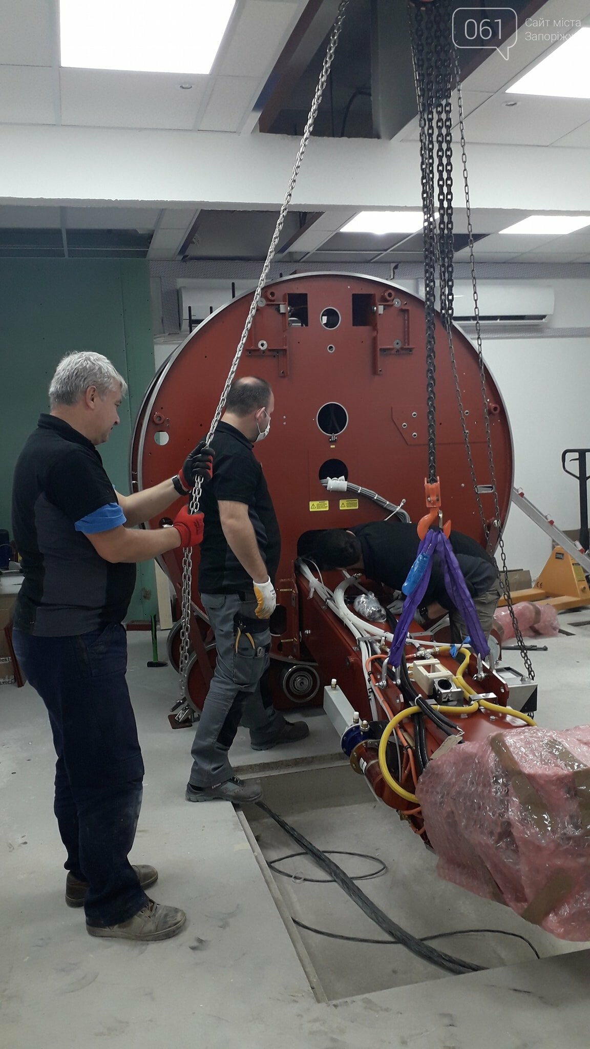 В специальном бункере запорожского онкоцентра завершили монтаж линейного ускорителя, - ФОТО , фото-6